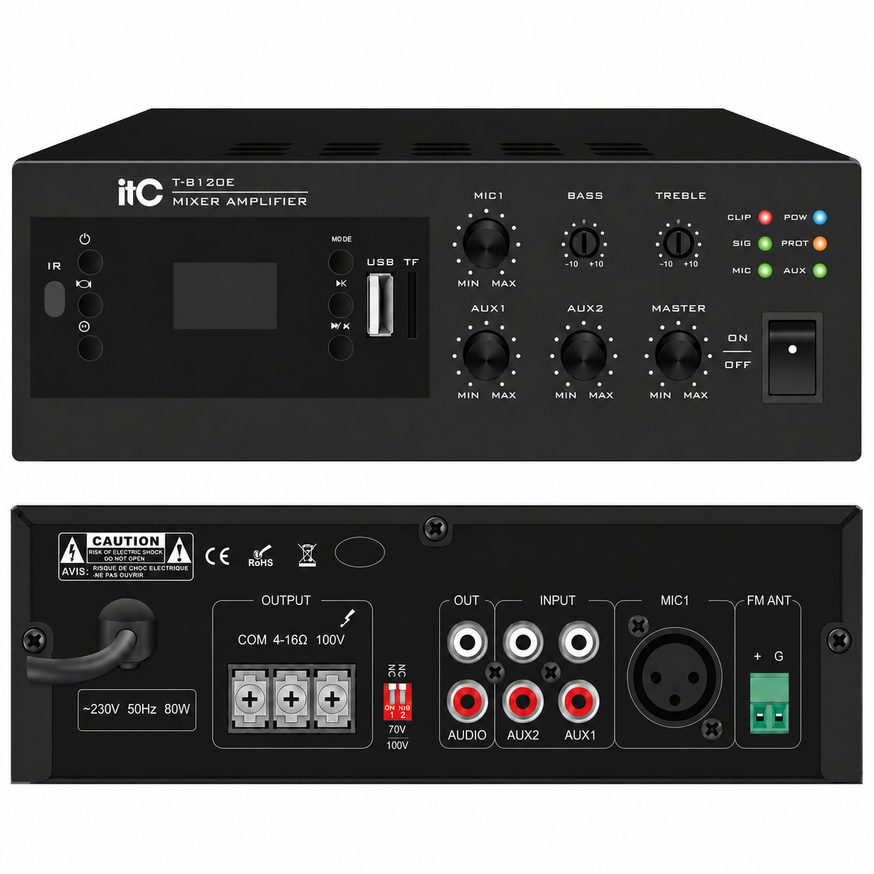 Bộ khuếch đại Mixer mini T-B120E