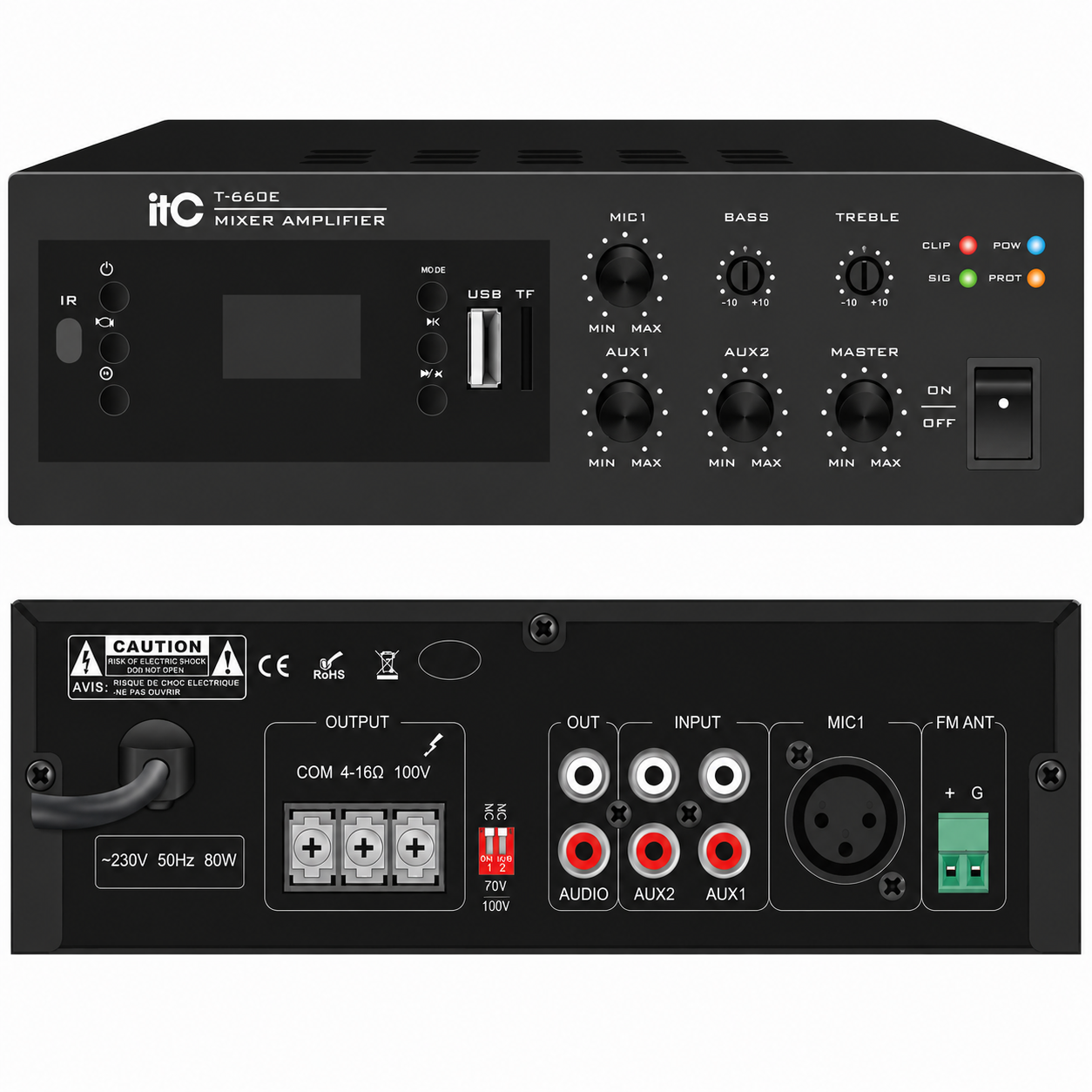 Bộ khuếch đại Mixer mini T-B60E